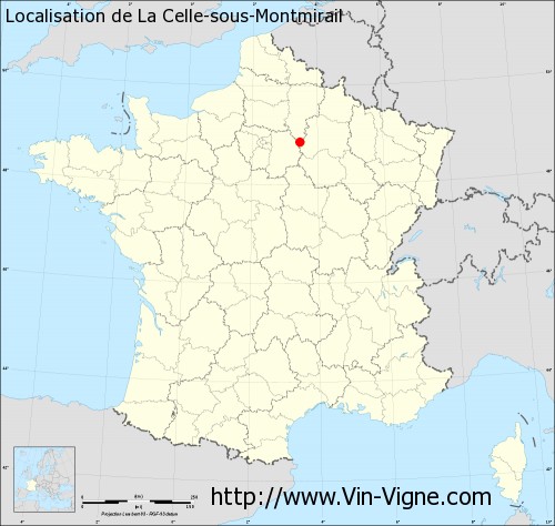 Carte de La Celle-sous-Montmirail